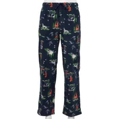 NUEVO Pantalones de pijama Sonoma XXL para hombre azul vida silvestre caza senderismo dormir salón Foto 1 de 4