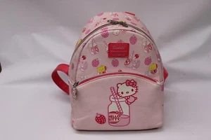 Loungefly Sanrio Hello Kitty Strawberry Milk Pink Mini Rucksack My Melody - Bild 1 von 18