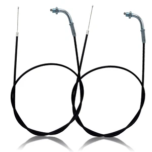 PAQUETE DE 2 CABLES DE ACELERACIÓN 48" PARA BICICLETA MOTORIZADA MOTO 60CC 70CC 80CC - Imagen 1 de 2