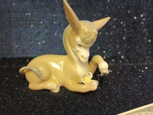 Lladro Figurine Donkey Scarce 5 1/4 H OOP 1985 - Picture 1 of 4