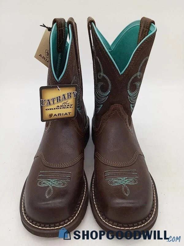 Ariat Fatbaby BOOTS Womens Western Heritage Dapper 9.5 B Choc 10016238