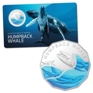 Territorio Antártico Australiano 2023 50c - Ballena jorobada UNC - Imagen 1 de 3