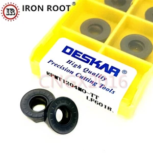 DESKAR 10P RPMT1204MO-TT LF6018 CNC Milling Insert Carbide Insert For EMR5R - Picture 1 of 6