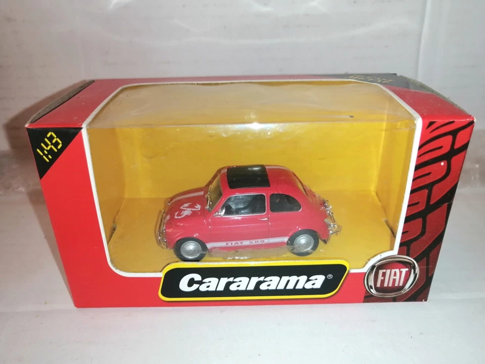 FIAT 500 ROSSA CARARAMA SCALA 1/43 - Immagine 1 di 1
