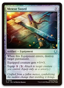 Meteor Sword #258 (Foil) (NM) TLA Magic MTG - Bild 1 von 2