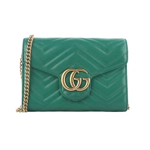 Gucci GG Marmont Matelassé WOC Chain Crossbody Bag 474575 35578K-2 142117801 - Picture 1 of 8