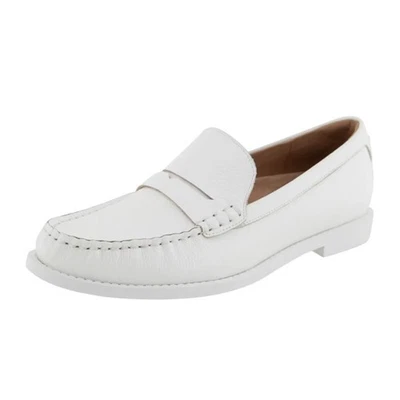 Aerosoles Womens Sienna Loafers US 9.5 M EU 40.5 White Leather NIB - Image 1 of 4