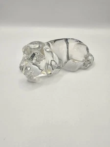 Princess House Pets Bleikristall schlafender Hund Made in Germany 4,5 x 2 Zoll - Bild 1 von 5
