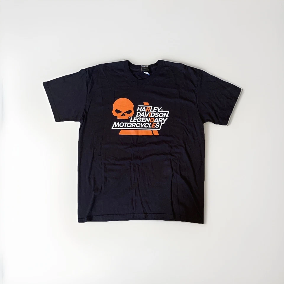 RONNIES Harley Davidson 定制经销商 MOTO IMPRINT PITTSFIELD MA 从未穿过 3XL — 第 1/4 张图片