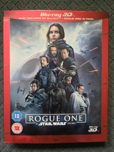 ROGUE ONE A Star Wars Story 3D Bluray + 2d Blu-ray w/Slipcover ***NEW***OOP*** - Picture 1 of 2