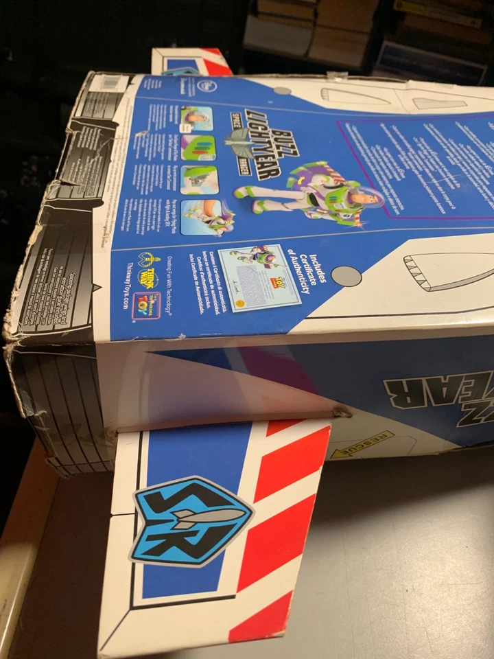 Buzz Lightyear Disney Pixar Toy Story Figure (Thinkway Toys FULL WORKING ORDER) - Image 1 of 4