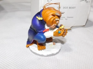 Disney Die Schöne und das Biest mit Vögeln Weihnachtszauber Ornament 26231-125 mit Karton - Bild 1 von 2