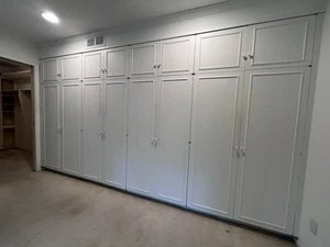 St Charles Mid Century Modern Wardrobe Closet Cabinets - Picture 1 of 4