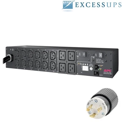 APC AP7811 Rack PDU Metered RM 2U 30A 208/230V, Output:(12)C13, (4)C19 - Refu... - Image 1 of 2
