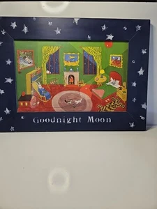 Impresión Goodnight Moon 17x23 enmarcada de colección por Clement Hurd 1993 - Imagen 1 de 7