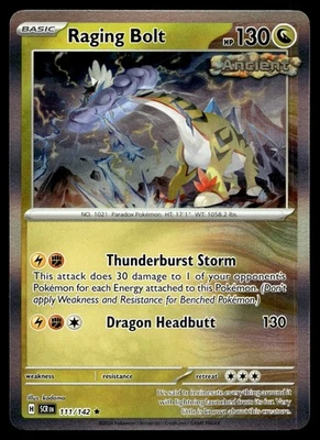 RAGING BOLT 111/142 RARE STELLAR CROWN POKEMON - Image 1 of 4