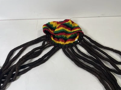 Knit Dreadlock Wig/Hat 100% Cotton for Halloween Costume - Image 1 of 2
