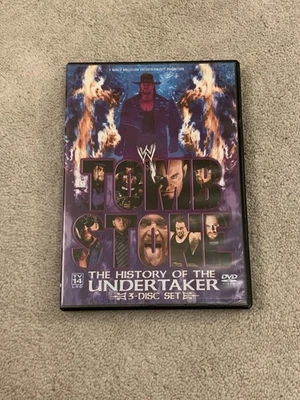 WWE Tomb Stone The History Of The Undertaker 3-Disc DVD Set *Tested, Working* - Image 1 of 4