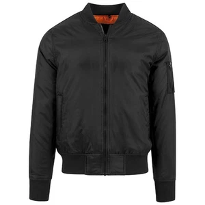 Chaqueta de bombardero informal Cotton Addict para hombre con cremallera en contraste - Imagen 1 de 2