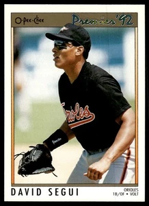 1992 O-Pee-Chee Premier David Segui Baltimore Orioles #153 - Picture 1 of 2