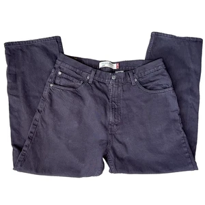 LEVI'S 505 Mens Jeans Denim Dyed Purple Faded 34 Waist / 27 Inseam Regular Fit - Picture 1 of 10