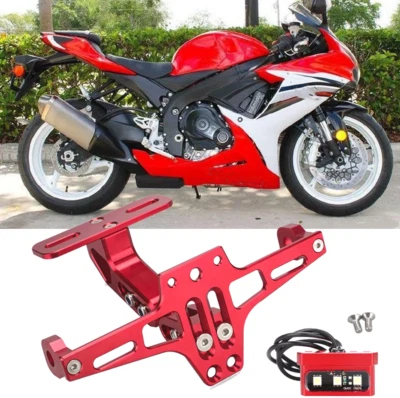 Soporte de matrícula apto para Suzuki GSX-R600 1997-2018 GSXR750 1996-2018 Foto 1 de 4