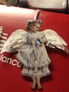 Christmas ornament bradford editions porcelain angel Gentle Guardian K2263. - Picture 1 of 2