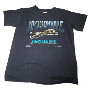 Vtg '93 Jacksonville Jaguars Crewneck Shirt Banned Logo Nutmeg *Youth XL Adult S - Picture 1 of 9