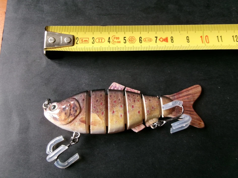 gros leurre de pêche articulé 10 cm neuf. - Photo 1/1