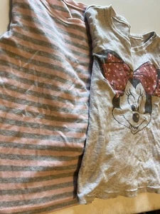 MIXED LOT Girls Kids Size 5T Top Long Sleeve PJ Pajama Night Shirt Set Of 2 - Picture 1 of 6