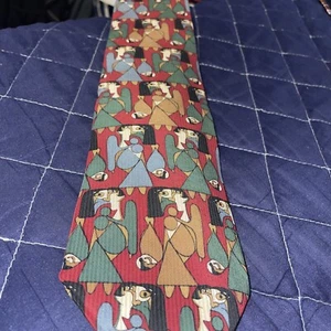 Femme en Rouge sur Fauteuil mens necktie picasso mbi Tie - Picture 1 of 5