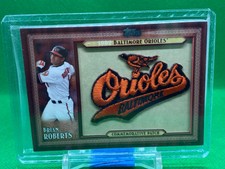 2011 Topps Throwback Manufactured Patch #BR Brian Roberts Baltimore Orioles 