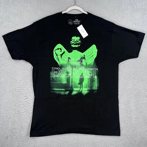 NEW! The Exorcist Shirt Mens XL 46/48 Black Graphic Crewneck Tee 100% Cotton - Picture 1 of 6