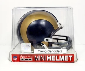 Trung Candidate Autographed St. Louis Rams Mini Helmet  TOPPS COA Hologram - Picture 1 of 8