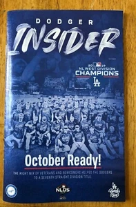 Dodger Insider Magazine October Ready! NLDS NM - Picture 1 of 2