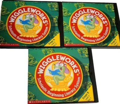 Sistema de alfabetización WiggleWorks Scholastic Beginning etapa A B B MAC lectura de CD 3 CD Foto 1 de 4