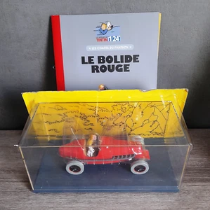 Voiture Tintin N°1 LE BOLIDE ROUGE Les cigares du pharaon 1/24 - Foto 1 di 1