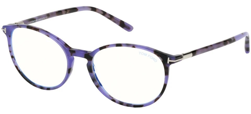 Marco de gafas de plástico púrpura Habana Tom Ford TF5617-B FT5617B 056 52-17-140 Foto 1 de 1