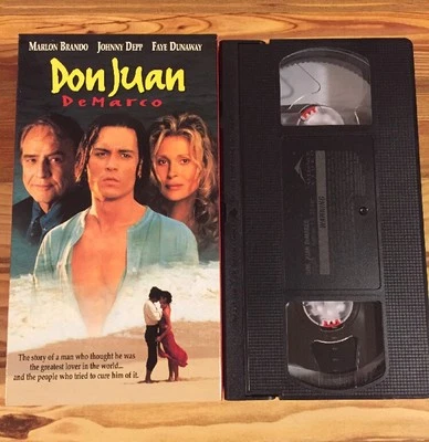 Don Juan de Marco (VHS, 1995) Johnny Depp, Marlon Brando - Image 1 of 4