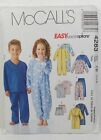 McCall's Easy Endless Options Toddlers & Kids Sleepwear Sewing Pattern 4283 Cut 