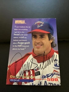 1996 SkyBox Indy 500 #63 Danny Sullivan Autograph - Picture 1 of 1