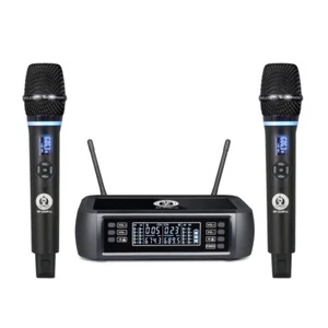 Singtronic SP-224Pro recargable 2 x micrófono inalámbrico UHF (100 % batería) - Imagen 1 de 13