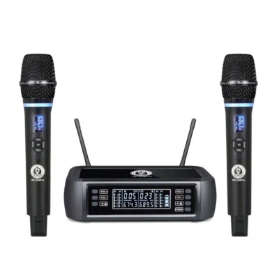 Singtronic SP-224Pro Rechargeable 2 x UHF Wireless Microphone (100% Battery) - image 1 of 4