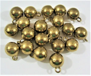 10 Vintage Basketballs Lg Gold Plated Charms Gumball Cracker Jack Toys Old Stock - Picture 1 of 1