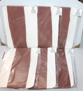 Lot 6 National Wholesale Style 4517 Stretch Garter Stockings Size B Wood Beige - Picture 1 of 5