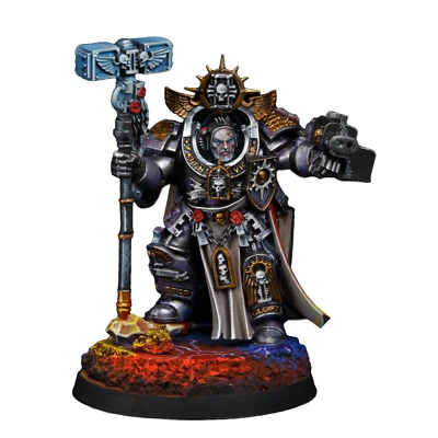 Grand Master Aldrik Voldus painted figure Warhammer 40k Pre-Sale | Art - Image 1 of 4