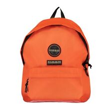 Napapijri Eco-Chic Orange Backpack with Logo Women's Design Authentic