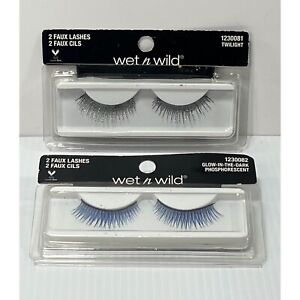 Wet n Wild - Pack of two pairs of false eyelashes - phosphorescent that glows in