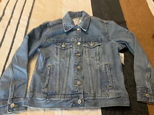 Chaqueta vaquera bandera americana nueva con etiquetas talla xs petite old azul marino - Imagen 1 de 7