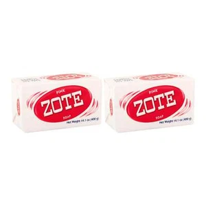 Pink Zote Laundry Bar Soap, 14.1oz (400g) (Pack of 2) - Picture 1 of 5